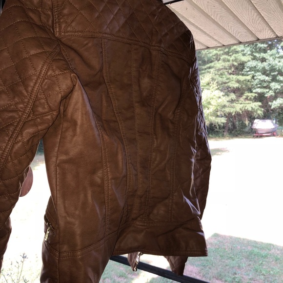 Camel brown guess jacket - Picture 3 of 4